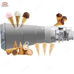 Máquina para hacer gofres de helado grande Línea de fabricación de conos de helado Mini máquinas de producción de conos de chocolate - Product Image 2