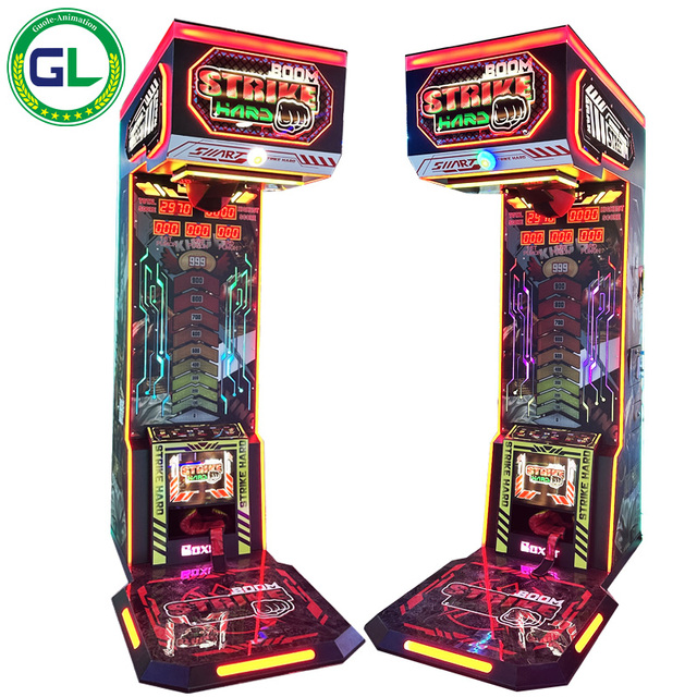 Professional Commercial Arcade Boxing Machine with Punching Bag Coin Operated Sport Game for Recreation Entertainment Center