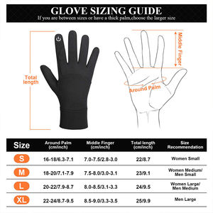 Gants de <span class=keywords><strong>sport</strong></span> d'hiver pour hommes, légers, coupe-vent, antidérapants, compatibles écran tactile, doublure chaude, ambidextres, pour le cyclisme, le travail, la course à pied - Product Image 6