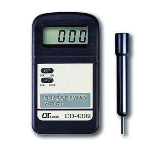 เครื่องวัดค่าการนำไฟฟ้าแบบดิจิตอลรุ่น CD-4303 ของแท้ ขายดี 3 ช่วง 200uS/2mS/20mS ความแม่นยำ 2% หน้าจอ LCD คู่ พร้อมวัดอุณหภูมิ - Product Image 5