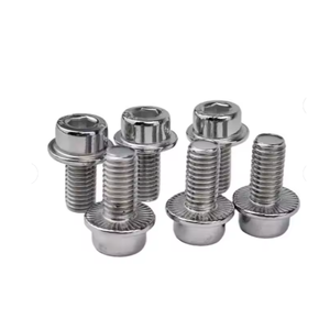 Vite a testa esagonale incassata con flangia completa in acciaio inossidabile metrico DIN251 G4053, grado 10.9 12.9, finitura zincata/lucida JETE - Product Image 2