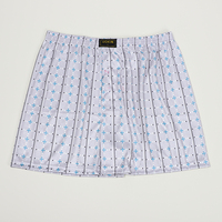 Vente en gros caleçon basique à carreaux pour homme 100% polyester pantalon ample pour homme de l'usine UOKIN Logo personnalisé
