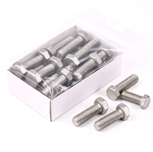 Pernos de Cabeza Hexagonal de Alta Resistencia, Grado 10.9, Acero al Carbono, Fijaciones de Alta Resistencia para Ensamblaje de Maquinaria Industrial - Product Image 2