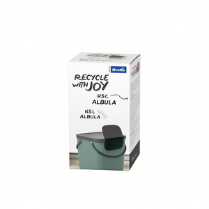 Rotho Albula Recycling <b>Bin</b> 6L 25L 40L With <b>Lid</b> Ideal For Waste Separation Kitchen Use - Product Image 2