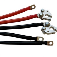 Cable de Silicona Rojo y Negro Personalizado, 8AWG-2/0 AWG, Cable de Conexión Flexible para Batería, Ensamblaje para Camiones, BESS, RV, Industrial