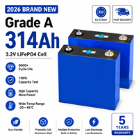 Système d'énergie solaire, batterie au lithium 3.2V 314Ah 280Ah, cellule de batterie LiFePO4 pour panneaux solaires, batterie solaire, stock Allemagne, sans taxe
