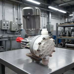 Pompa Dosatrice a Diaframma Meccanica Mia in Acciaio Inox a Bassa Pressione OEM 1000 L Testa in PVDF 50/60Hz Italia - Product Image 3
