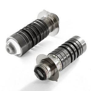 Phare de moto LED transfrontalier le plus vendu, type « Fish Eye » et « Small Steel Cannon » P15D H6, bicolore jaune et blanc, électrique - Product Image 2