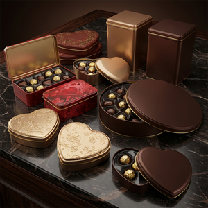 Muestras gratuitas de envases rectangulares de hojalata con bisagras, reciclables, aptos para alimentos, para almacenamiento de matcha y USB. - Product Image 5