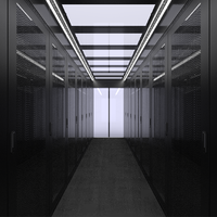 Solution modulaire de confinement des couloirs froids pour racks de serveurs haute densité, système de gestion du flux d'air pour centre de données, économie d'énergie