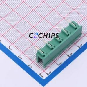 KH-ZBF3000R-5P-7.62G Plug-in Terminal Block Through hole Component (THT),P=7.62mm Connector 7.62mm Green Right Angle Pin 5P - Product Image 2