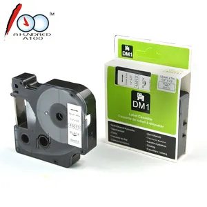 Compatibel Nylon Label Tape Zwart Op Wit 18488 18489 1734524 Voor Dymo Printer Rhino Industriële 18488 Flexibele