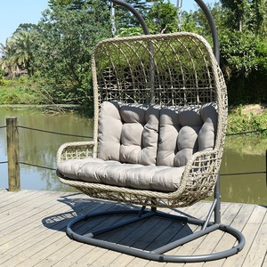 Silla Colgante Doble para Patio y Jardín <span class=keywords><strong>Walden</strong></span>, Silla Columpio de <span class=keywords><strong>2</strong></span> Plazas - Product Image 6