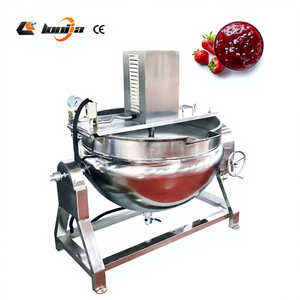 Marmite de cuisson grande capacité 400L, marmite à double enveloppe vapeur, chaudière à vapeur, marmite à vapeur pour pâte de soja, marmite de cuisson inclinable - Product Image 3