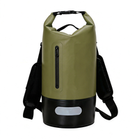 Sac à dos étanche flottant léger personnalisé de 20 L pour la randonnée, les voyages, le stockage, pour femmes et hommes, pour la navigation de plaisance, le kayak, le rafting