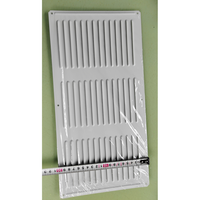 Fabrication sur mesure de tôles métalliques pour l'installation murale extérieure : Grille de ventilation à persiennes en aluminium