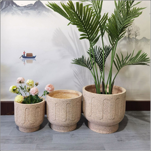 Macetas de Flores Geométricas Creativas de Hormigón, Jardinera de Estilo Industrial, Florero Moderno para Decoración de Oficina, Maceta para Plantas de Interior - Product Image 5