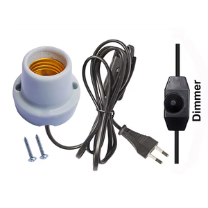 <span class=keywords><strong>Support</strong></span> mural en céramique et métal E27 pour chauffage d'animaux de compagnie, <span class=keywords><strong>lampe</strong></span> <span class=keywords><strong>UVB</strong></span>, <span class=keywords><strong>support</strong></span> de câble pour reptiles et amphibiens - Product Image 4