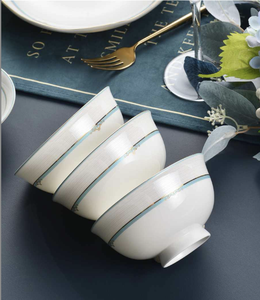 Luxury 50-Piece Bone China <b>Set</b> Pure White Finish Eco-Friendly <b>Microwave</b> Dishwasher Safe Banqueting Quality Hand-Inspected - Product Image 2