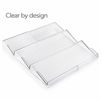Ensemble de tiroirs pour épices de cuisine moderne KS avec organisateur empilable multifonction en plastique PET sans BPA de qualité alimentaire