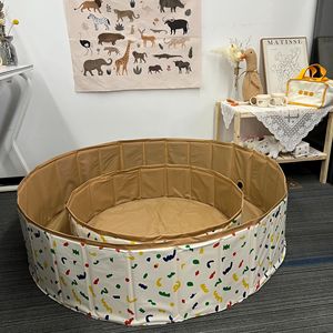 Vente chaude Grand PVC Tissu Enfants Piscine Pliable Étanche Portable Jouer Ball Pit pour Les Tout-Petits Animaux pour Nager Playtime <span class=keywords><strong>Baby</strong></span> Care - Product Image 6