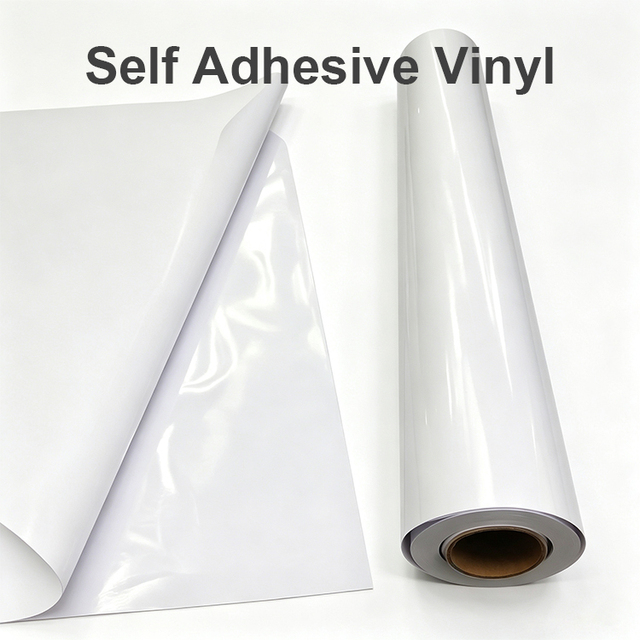 Self Adhesive Vinyl Roll for Printing so Fine Textured Surface Removable Waterproof Film for Vehicle Wrap & Window Graphics