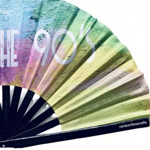 Abanico de Bambú Grande Personalizado con Impresión Digital, Ecológico, Arte Folclórico Tradicional, Año Nuevo Chino, DIY - Product Image 2
