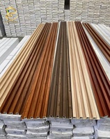 Panneau mural cannelé intérieur en PVC, marbre blanc, bois, panneau mural 3D, panneaux WPC, fabricants de revêtements muraux