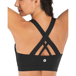 Sujetador deportivo FH Running Naked Skin sin aros para mujer, nuevo sujetador de yoga con espalda hueca, ideal para fitness y belleza. - Product Image 1