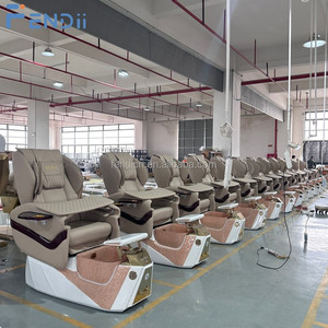 Fauteuil de pédicure professionnel, durable, électrique, avec dossier réglable, luxe, avec massage - Product Image 6