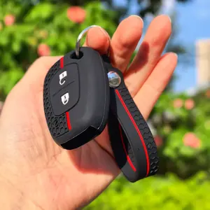 Porte-clés en silicone pour clé de voiture <span class=keywords><strong>Renault</strong></span> Kangoo Traffic 2012 Clio 2004 Master pour Nissan Interstar Opel Vivaro 2003 Movano - Product Image 1