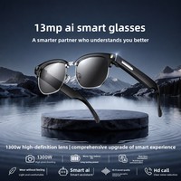 Lunettes Intelligentes à Reconnaissance Avancée, Caméra 13MP, Enregistrement Vidéo, Traduction IA, Casque Connecté Intelligent