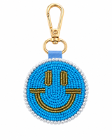 Llavero de Cuentas con Cara Sonriente Hecho a Mano Sstringz, Accesorio Creativo y Colorido para Bolsos de Moda, Mochilas de Viaje y Regalos