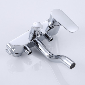 OEM thép không gỉ bốn chức năng vòi hoa sen đặt cho khách sạn căn hộ phòng tắm Chrome-Hoàn thành vòi nước gốm van lõi mềm máy bay phản lực - Product Image 3