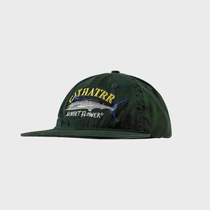 Casquette de pêche décontractée en coton lavé avec broderie Marlin Swordfish, style vintage, pour la plage, avec fermeture snapback - Product Image 2