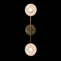Chambre salon étude haut de gamme classique laiton antique finition LED support unique applique murale lumière couloir chevet applique murale