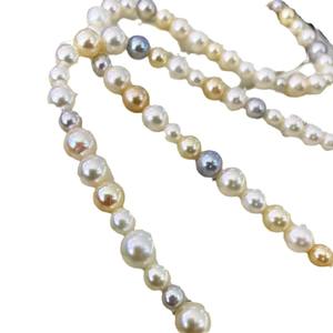 <b>Candy</b> Rainbow 4-5MM Ultra Exquisite Mixed Color Baby Beads Near Flaws Oil Bright Pearls Versatile for Daily Use Pearl <b>Necklaces</b> - Product Image 5