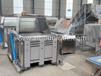 304 bacs auto-videurs en acier inoxydable Conteneurs de fruits et légumes Bin Benne Basculante Dumper