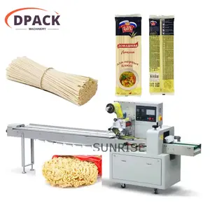 Flow Pack machine upper film reel Chocolate Bars Pillow Type Packing device instant noodles biscuit bread flow film packer