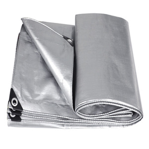 Bu Pengpeng <b>Waterproof</b> Tarpaulin 2.0-6.0mm Double Silver Outdoor Cover Yard Protection - Product Image 2