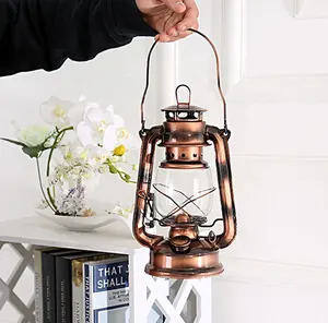 Fast Delivery Antique Kerosene Lamp Retro Oil Lamp Camping Lights Outdoor Light Weight Camping Tent Light