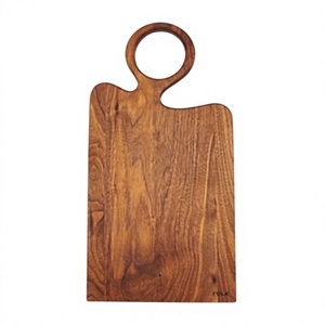 Planche à découper en bois, plateau de service, écologique, forme rectangulaire, épaisseur 2,0 cm, passe au lave-vaisselle, accessoire de cuisine décoratif - Product Image 6
