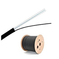 Fibra optica cable de red otdr Home 1000m rollo de un solo núcleo optique FTTH Cable de caída de fibra