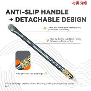 Nuovo Kit di Strumenti per Rimozione Colla Scheda Madre e Reballing BGA, con Coltello e Raschietto per Chip CPU - Product Image 5