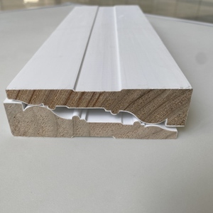 Rodapié de pino blanco preimprimado para unión con el suelo, para molduras modernas, longitud personalizada, pedido a granel, venta al por mayor - Product Image 6