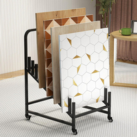 Étagère en pierre personnalisable Mingtang, support en céramique, présentoir pour carrelage, utilisé en salle d'exposition de carrelage