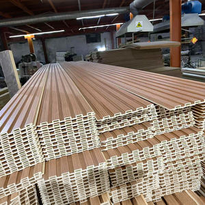 ألواح مخدد ملونة مخصصة من Wpc لوحة حائط مخدد للديكور الداخلي لوحة حائط رائعة من Wpc - Product Image 4