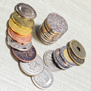 Hoge Kwaliteit Aanpasbaar Metaal Voor Machine Arcade Game Hallen Anti-Namaak Munten Roestvrij Staal Spaans Japans - Product Image 1