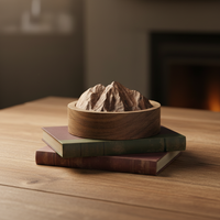 Diffuseur d'huiles essentielles en bois de noyer noir naturel, style nordique, diffuseur d'arômes rond pour la décoration de la maison et du bureau