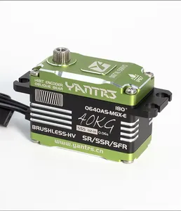 YANTRS Servo sin Escobillas de 40KG, Impermeable, de Alta Precisión, Codificación Magnética, Alto Voltaje, Alto Torque, para Coches de Escalada, Helicópteros y Carreras - Product Image 1